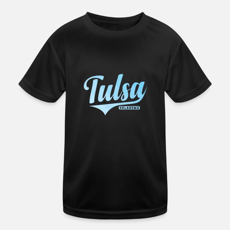 Tulsa, Oklahoma Kids Functional T-Shirt