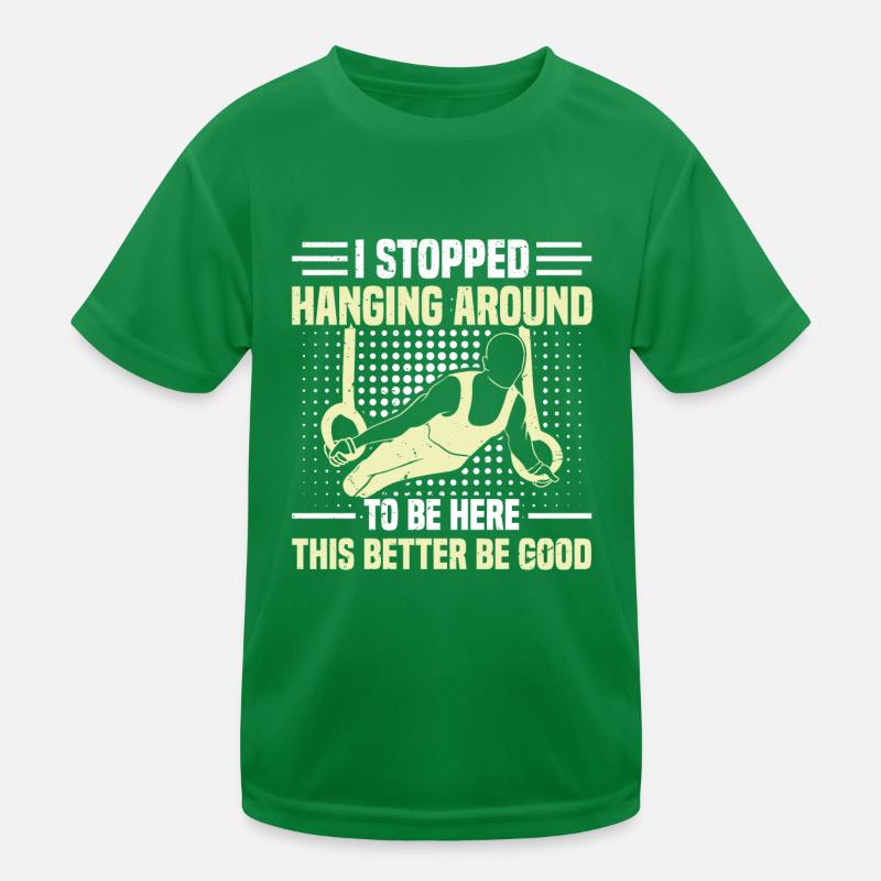 Ring Gymnastics 3 Kids Functional T-Shirt