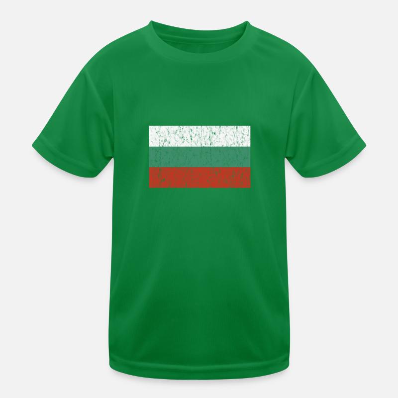 Drapeau de la Bulgarie T-shirt sport Enfant