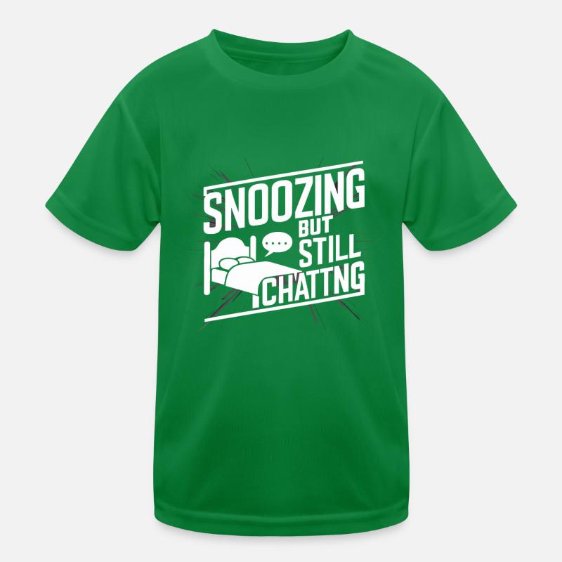 Sprechen Im Schlaf, Somniloquy, Sprechen Im Kinder Funktions-T-Shirt