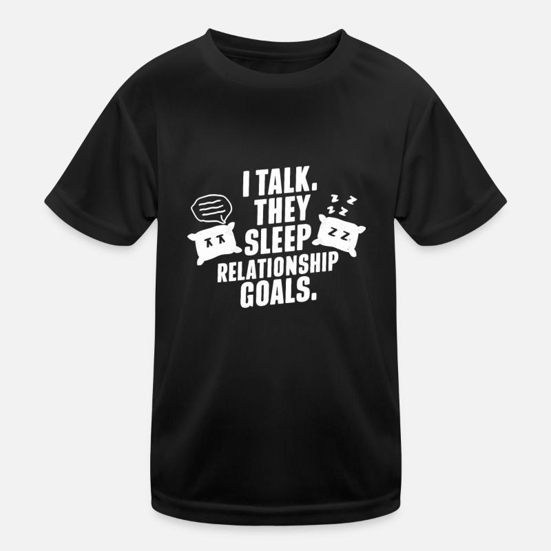 Sprechen Im Schlaf, Somniloquy, Sprechen Im Kinder Funktions-T-Shirt