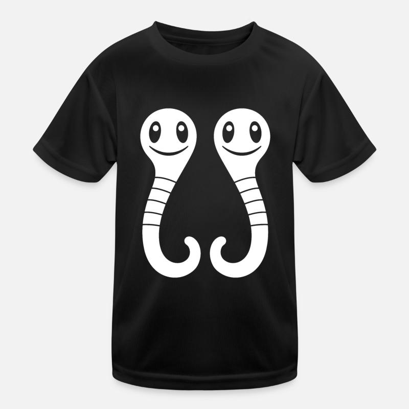 Regenwurm Kinder Funktions-T-Shirt