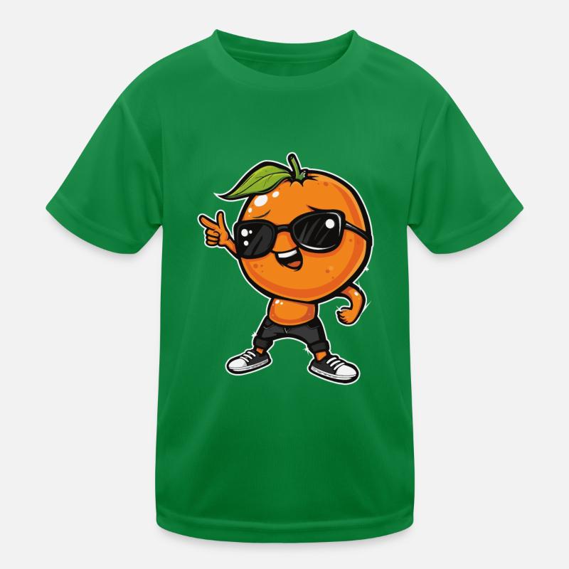Clementine Dabbing Kids Functional T-Shirt