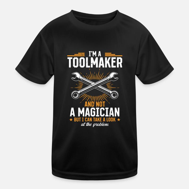 Tool Mechanic - Not a Magician, Just a Genius Kids Functional T-Shirt