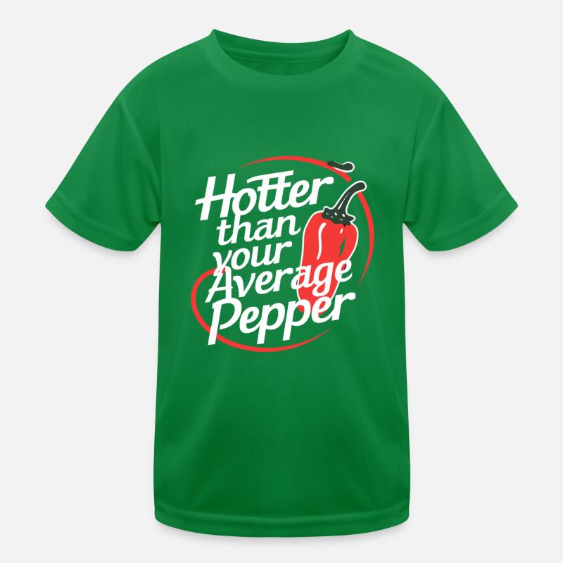 Amateurs de cuisine épicée, Chili Peppers Chef T-shirt sport Enfant