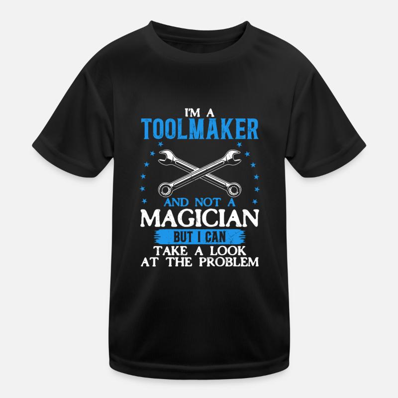 Tool Mechanic - Not a Magician, Just a Genius Kids Functional T-Shirt