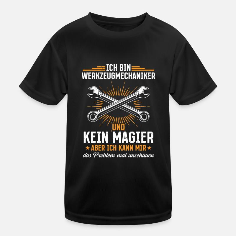 Tool Mechanic - Not a Magician, Just a Genius Kids Functional T-Shirt