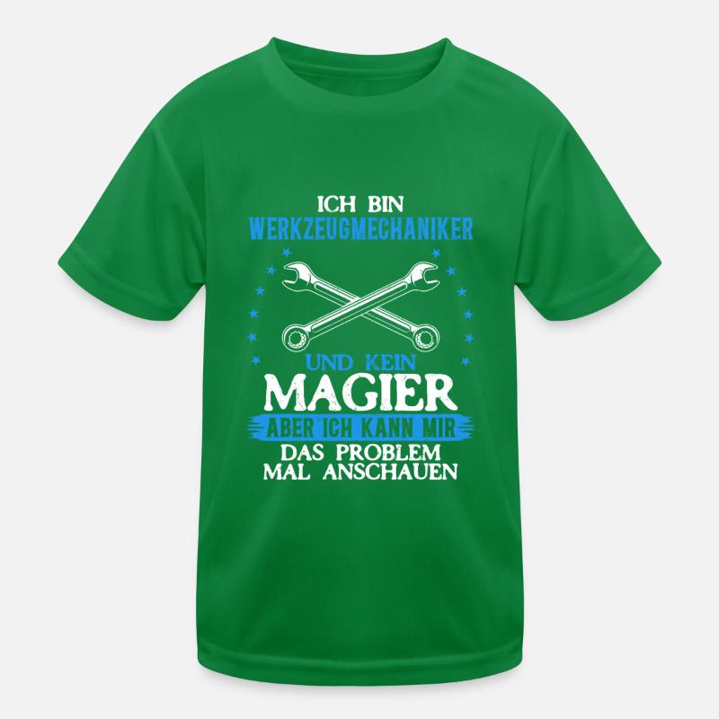 Tool Mechanic - Not a Magician, Just a Genius Kids Functional T-Shirt