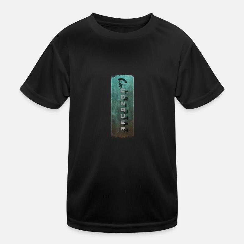Résolution du guerrier : Conquête et Casque spartiate T-shirt sport Enfant