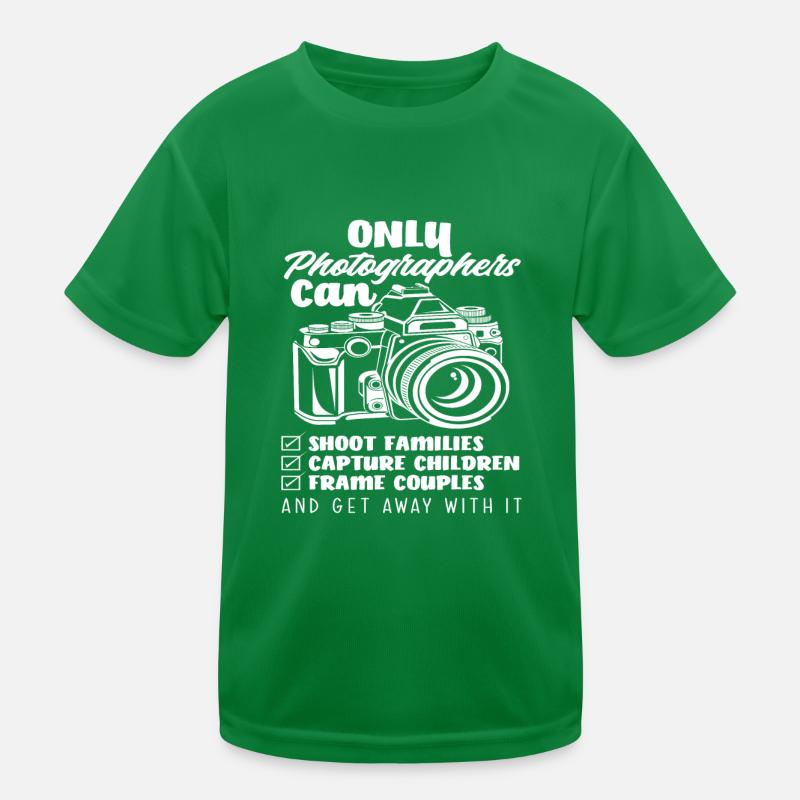 Fotograf Kinder Funktions-T-Shirt