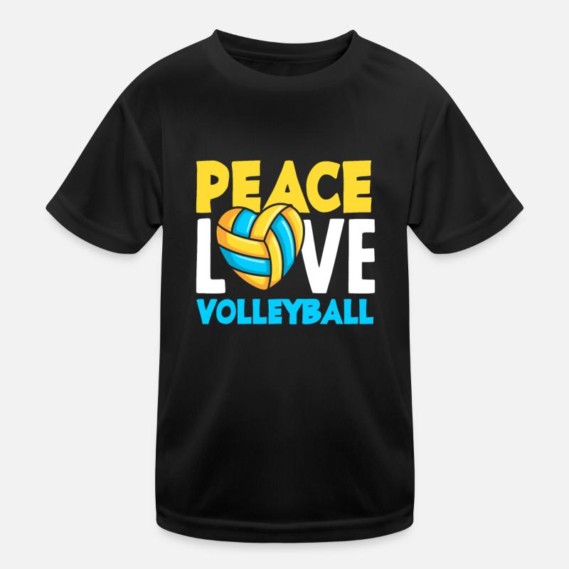 Lustiges Volleyball Geschenk Kinder Funktions-T-Shirt