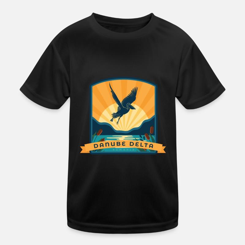 Danube Delta - Romanian, Danube Kids Functional T-Shirt