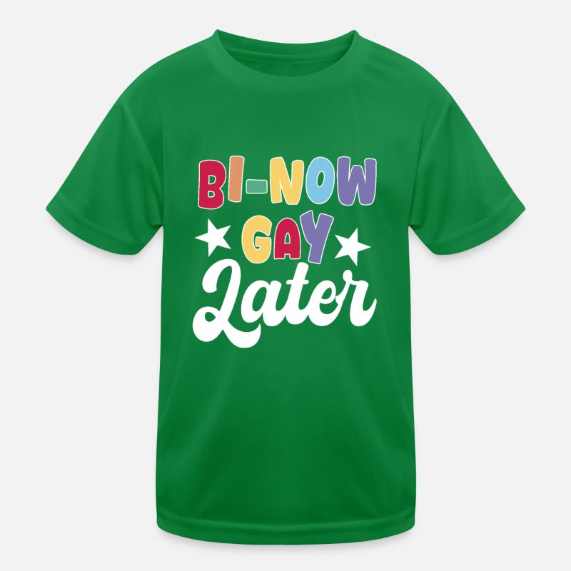 Jeu de mots bisexuel T-shirt sport Enfant