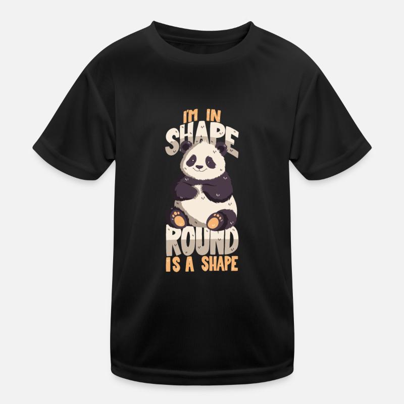 Ich bin in Form. Rund ist eine Form. Kinder Funktions-T-Shirt