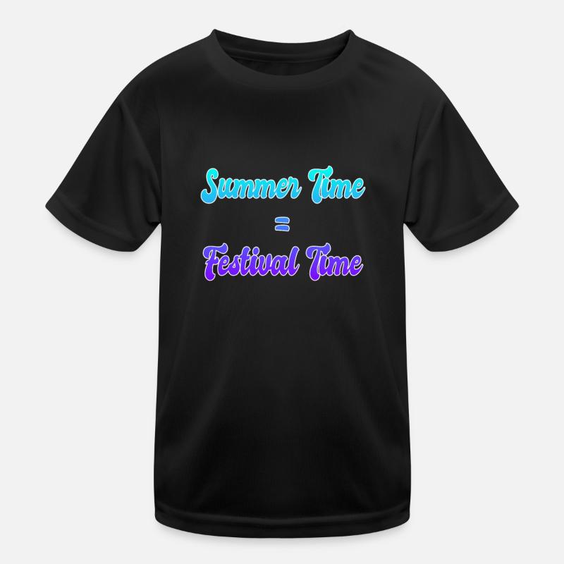 Summer Festival Kids Functional T-Shirt
