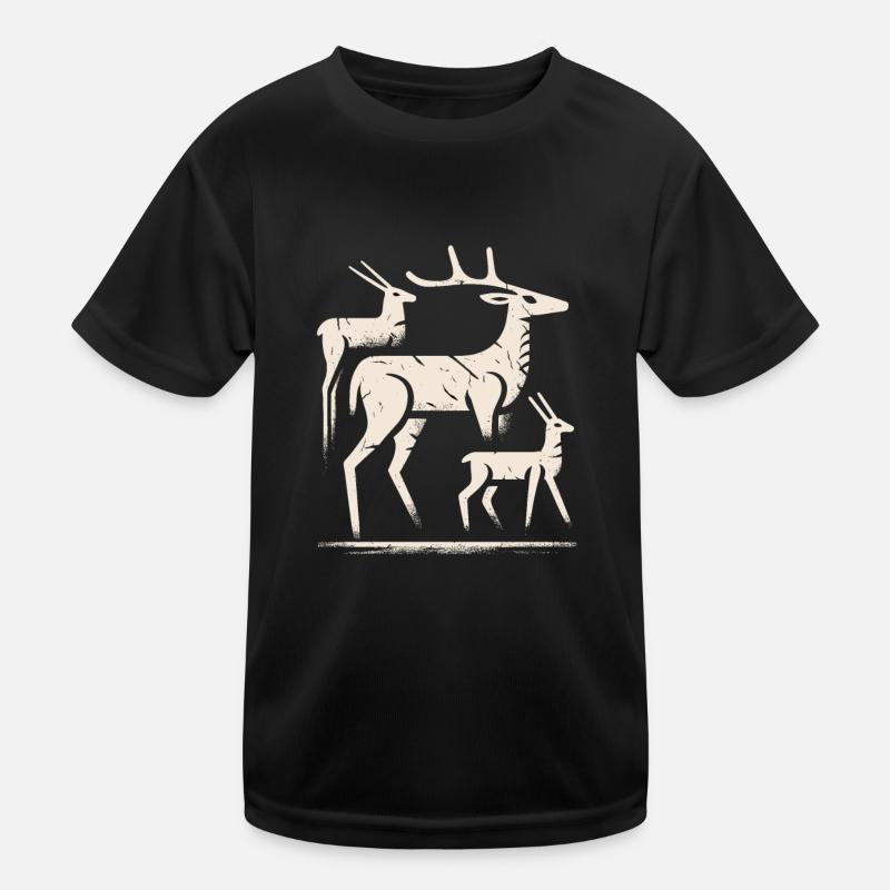 Petroglyph Rock Art Ancient Rock Drawing Indian Kinder Funktions-T-Shirt