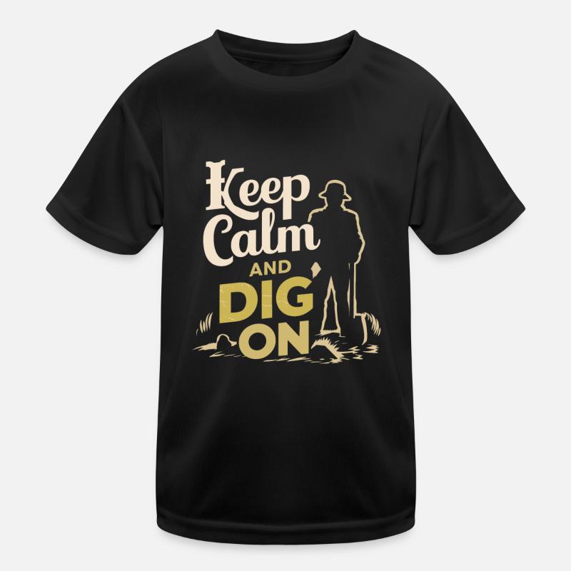 Archaeology Archaeologist Historical Exploration Kids Functional T-Shirt