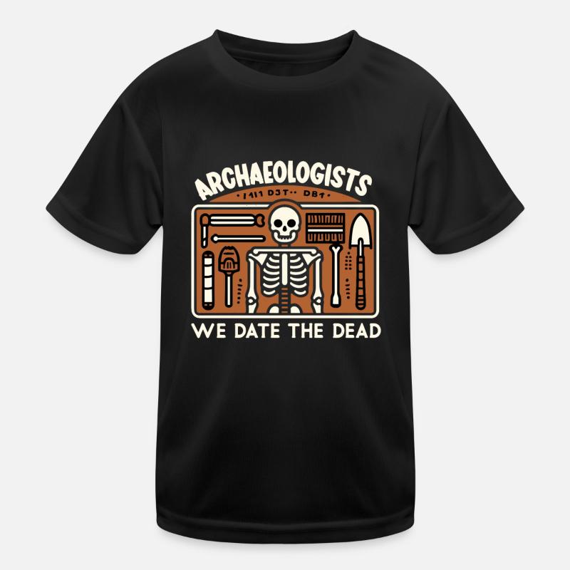 Archaeology Archaeologist Historical Exploration Kids Functional T-Shirt