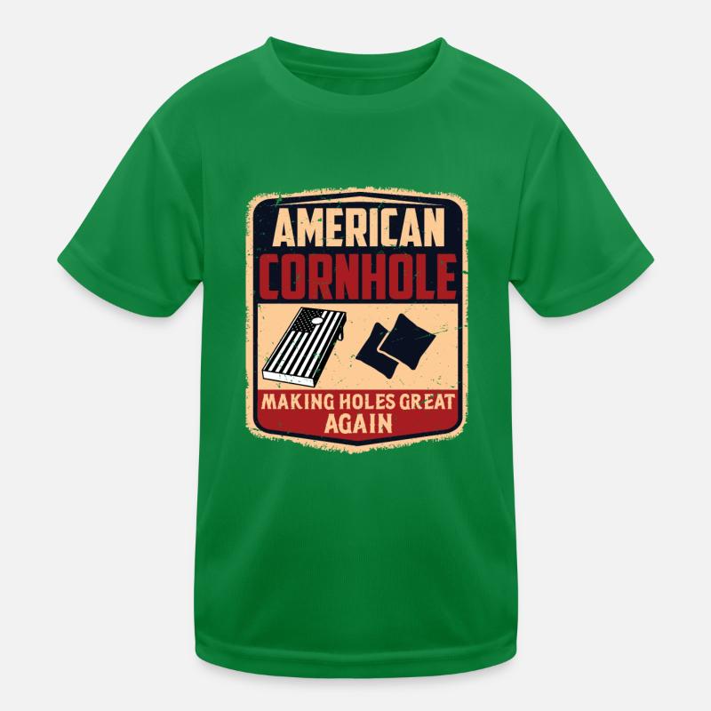 4. Juli Corn Hole American Independence Kinder Funktions-T-Shirt