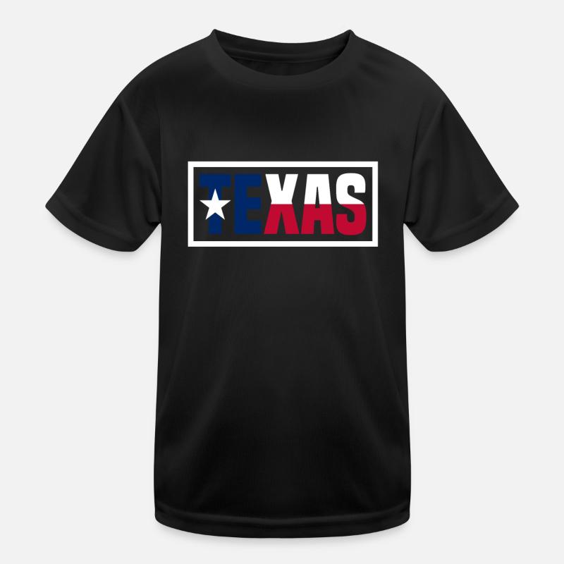 Texas Kinder Funktions-T-Shirt
