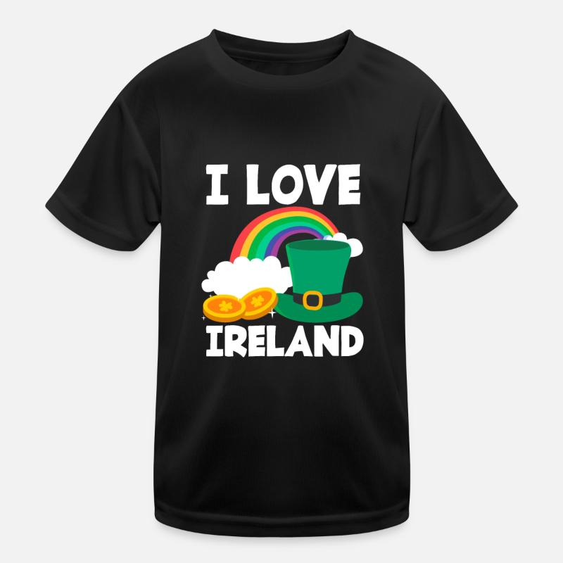 Funny Irish Ireland Gift Kids Functional T-Shirt