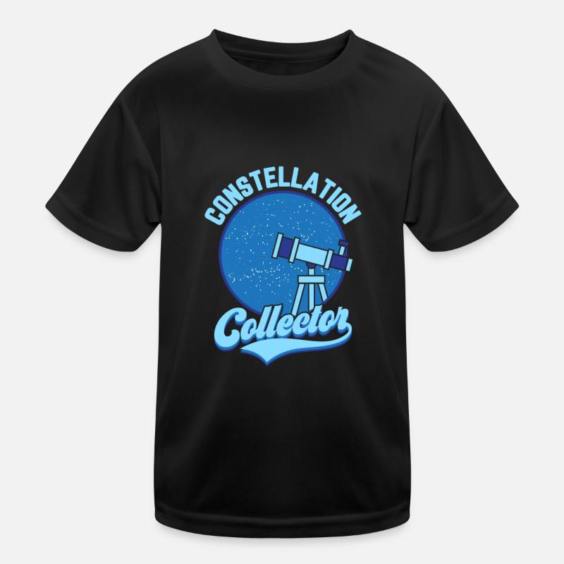 Constellation Collector Astronomy Telescope Starga Kids Functional T-Shirt