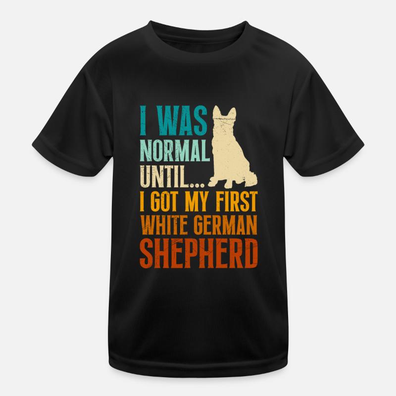 Schäferhund Besitzer Until my First White German Kinder Funktions-T-Shirt
