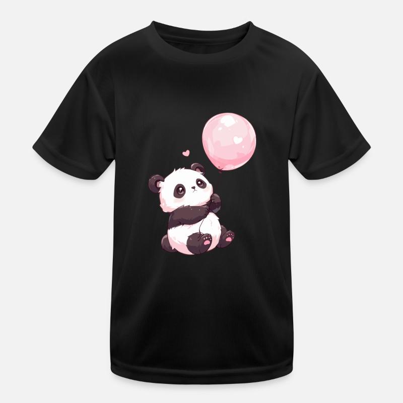 Panda Bear Ballon Panda géant japonais T-shirt sport Enfant