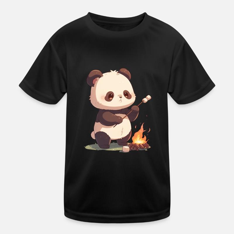 Panda Bear Guimauves Panda géant japonais T-shirt sport Enfant