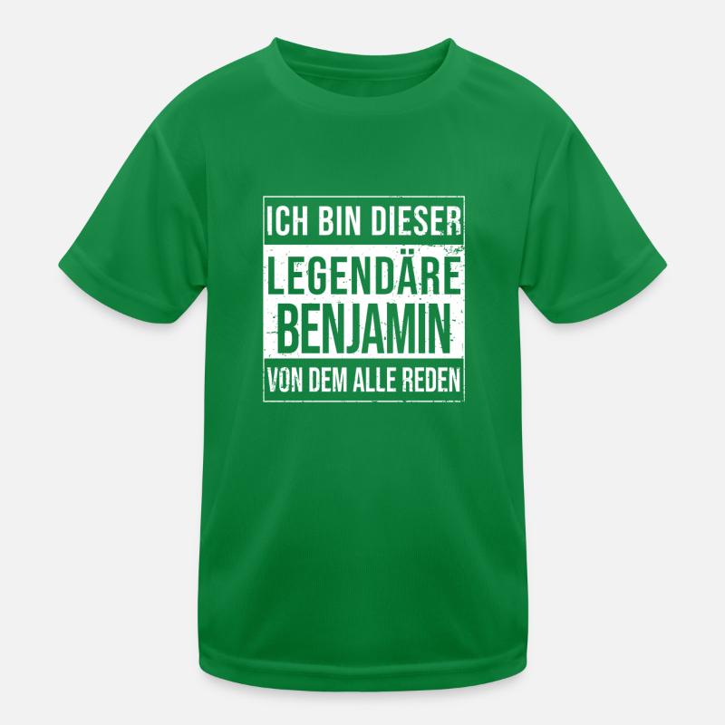 Je suis cette légende pour Benjamin T-shirt sport Enfant