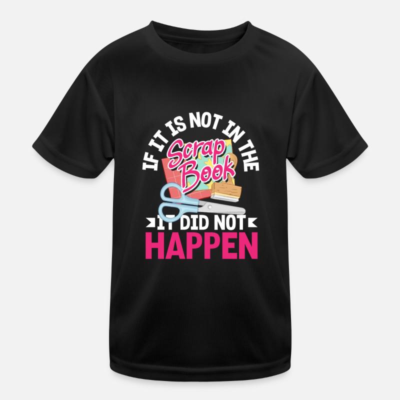 Livre de mémoire, Scrapbook, Scrapbook, Scrapbook, Scrapbook T-shirt sport Enfant
