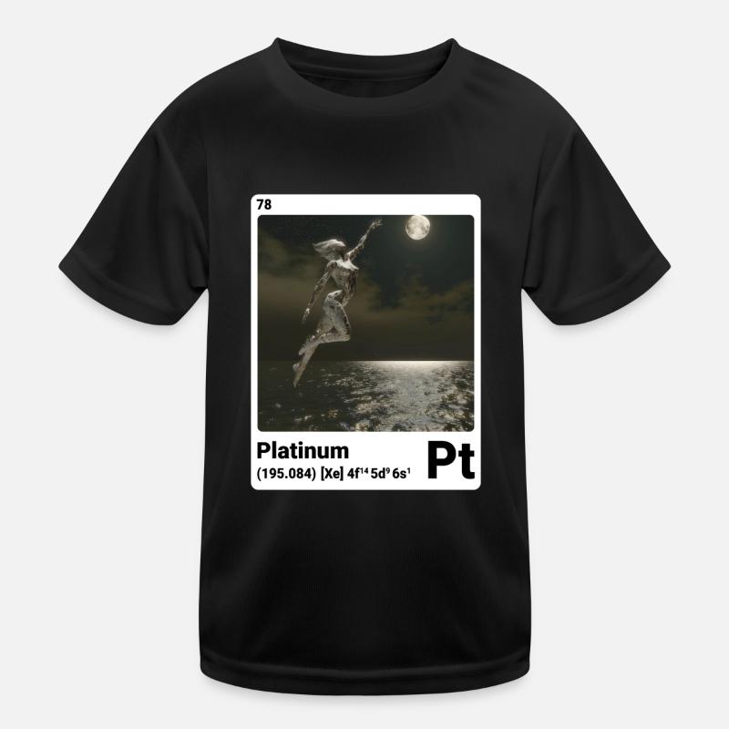 AI am Platinum (wt) style element periodic fashion Kids Functional T-Shirt