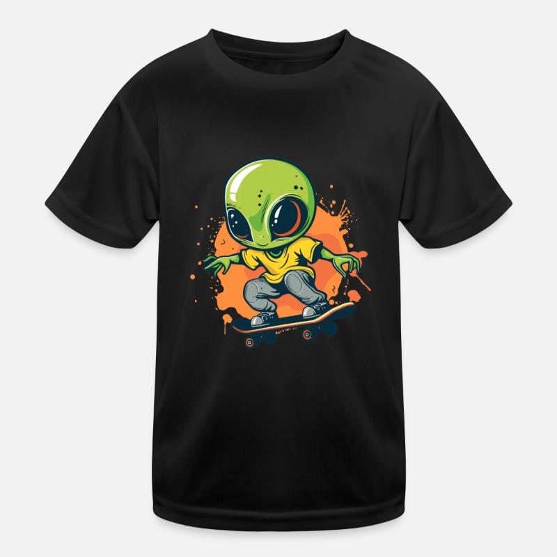 Patineur Alien T-shirt sport Enfant
