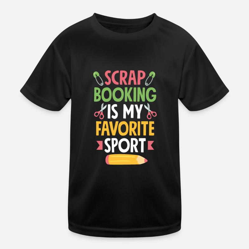 Livre de mémoire, Scrapbook, Scrapbook, Scrapbook, Scrapbook T-shirt sport Enfant