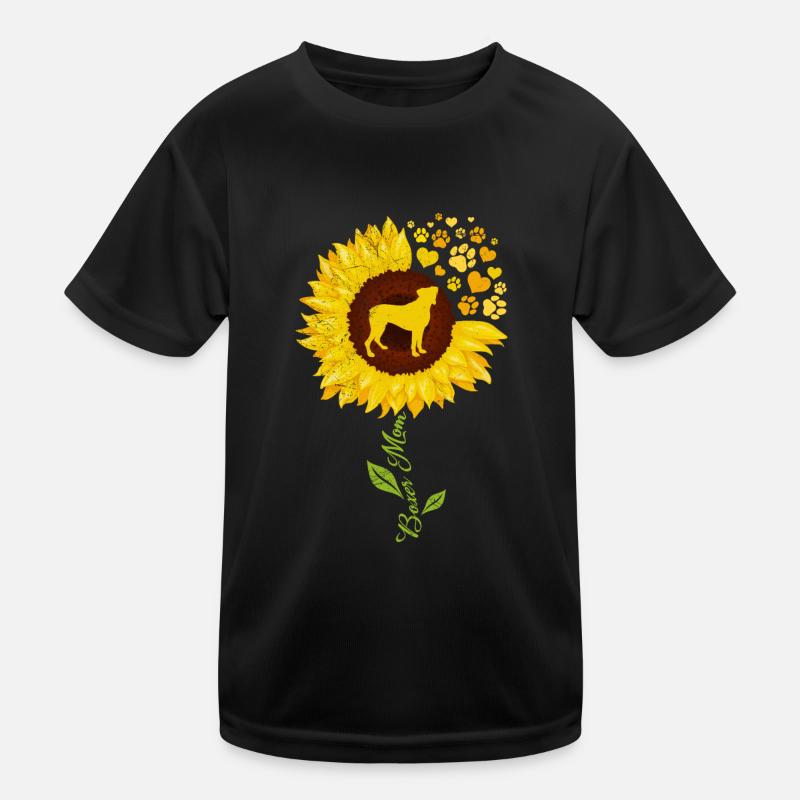 BOXER MAMI German Boxer Dog Owner Kids Functional T-Shirt