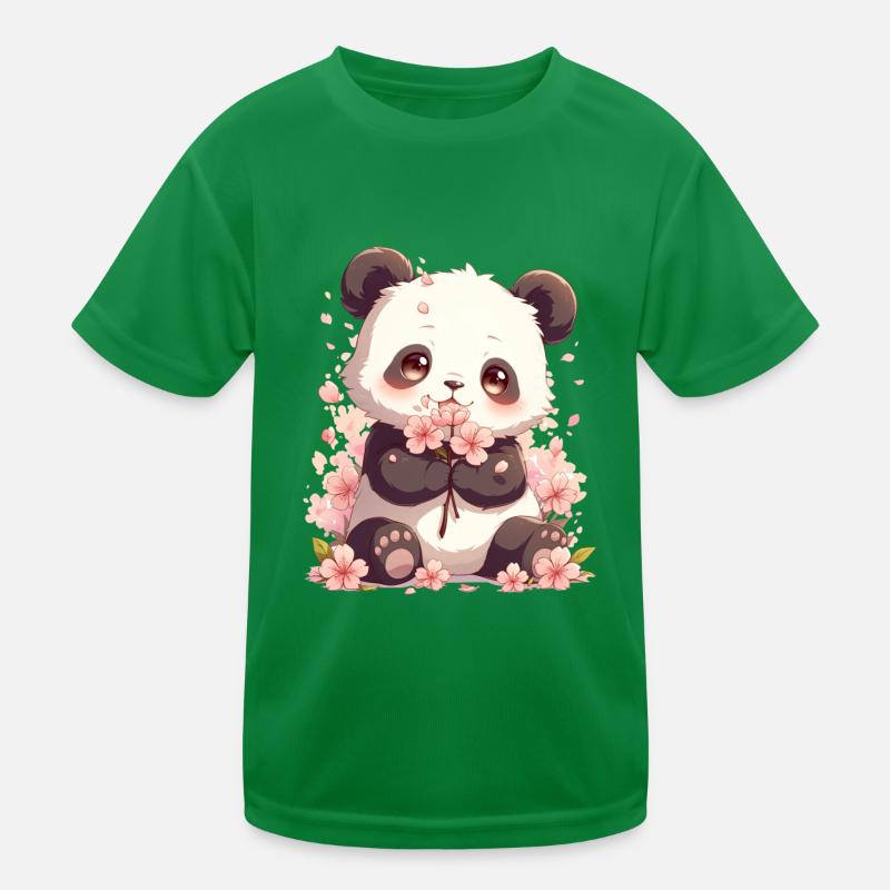 Panda Ours Panda géant japonais T-shirt sport Enfant