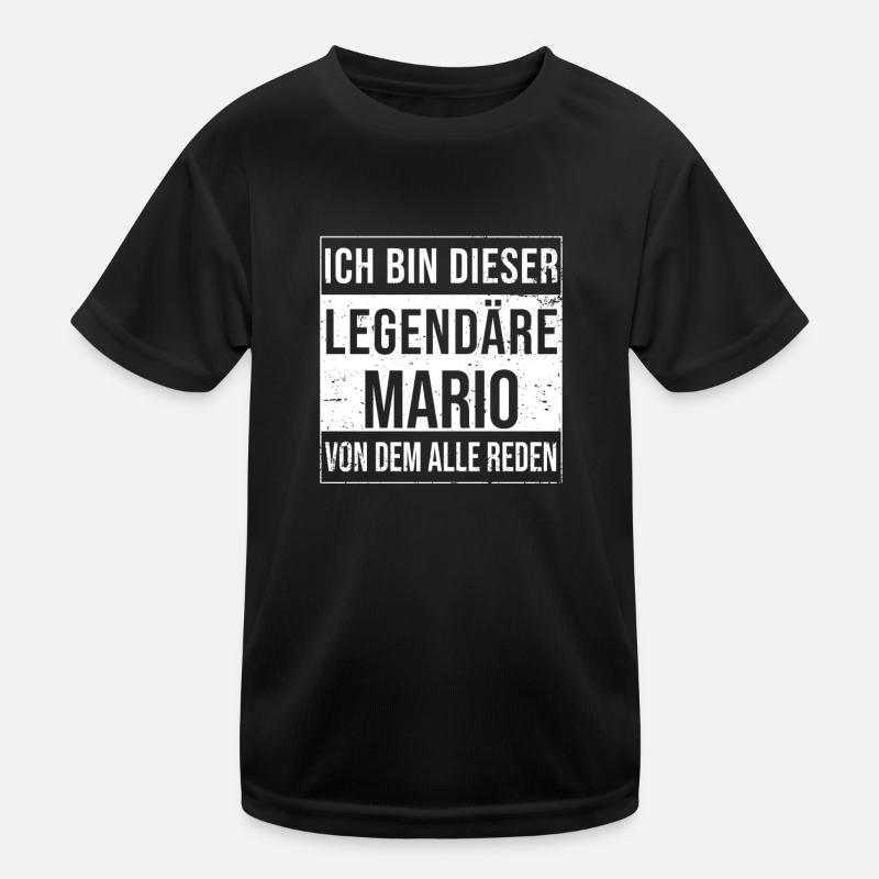 I'm this legendary for Mario Kids Functional T-Shirt
