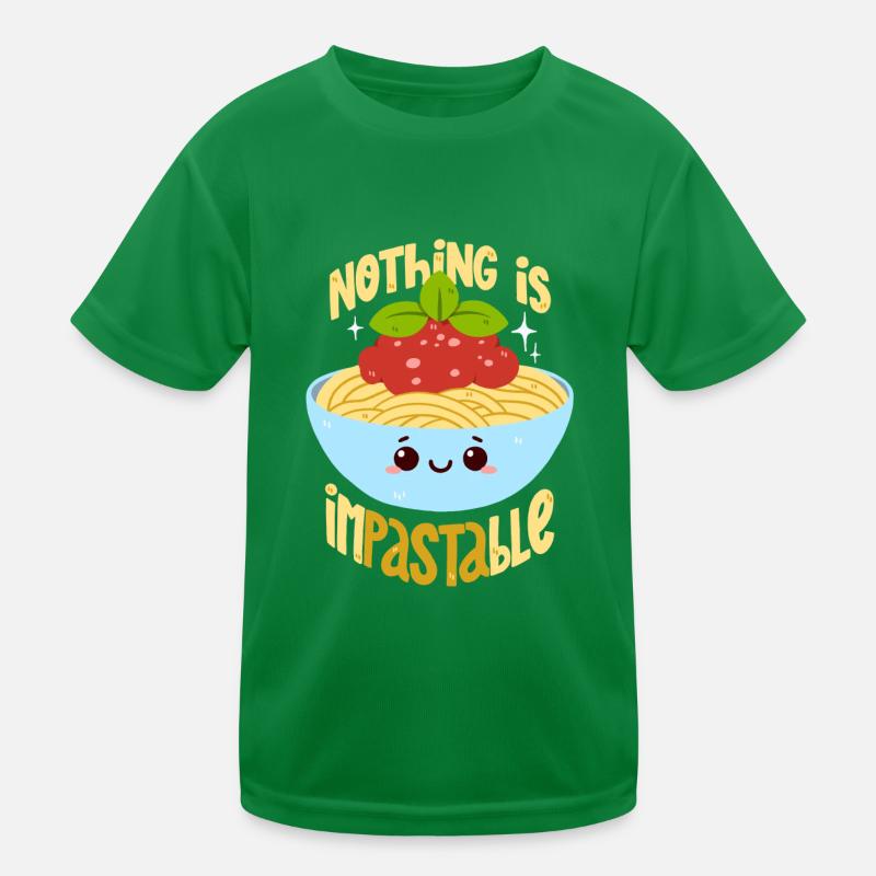Jeu de mots sur les pâtes T-shirt sport Enfant