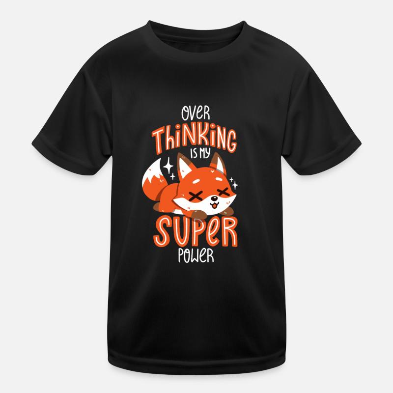 Overthinking is my superpower Kids Functional T-Shirt