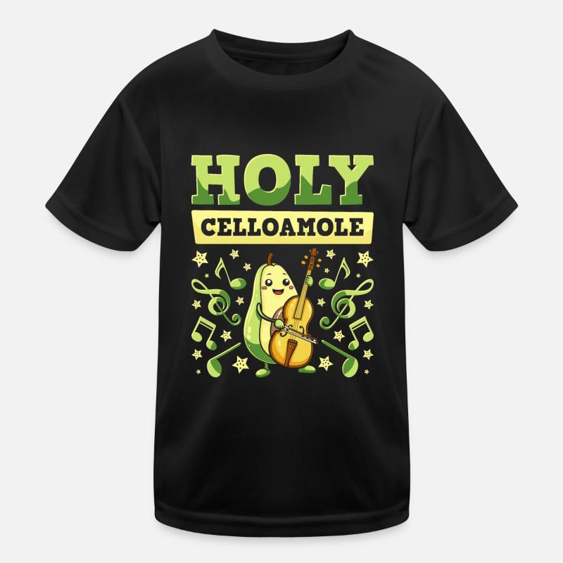 Violoncelle Violoncelle Avocat Saint Celloamole T-shirt sport Enfant
