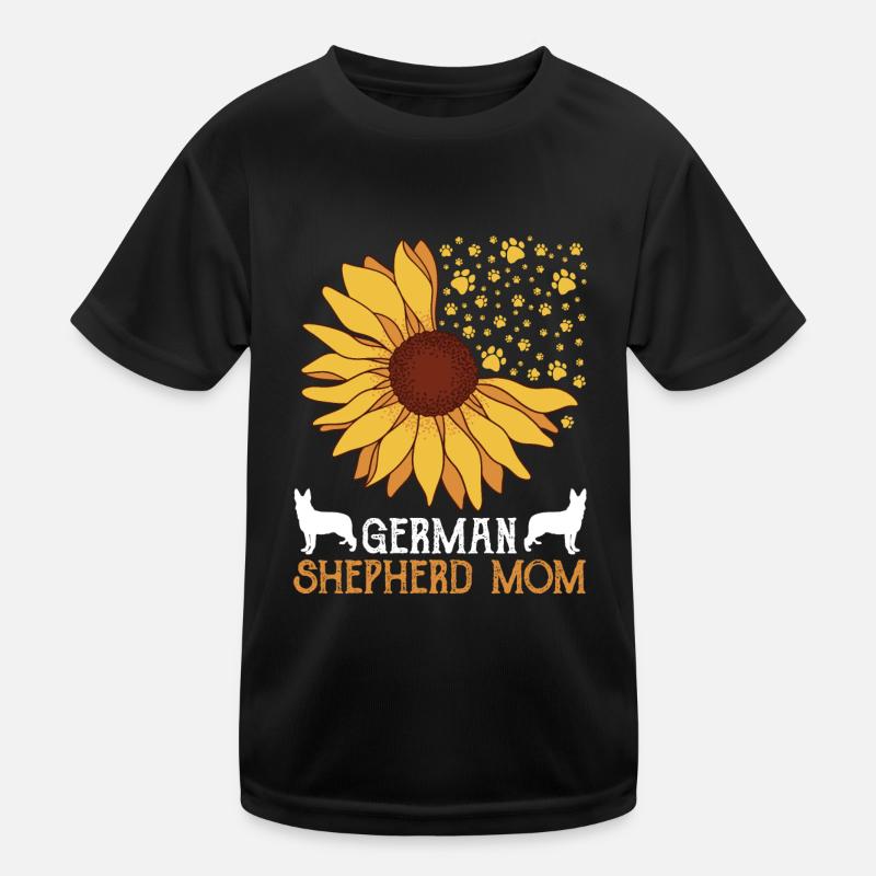 GERMAN SHEPHERD MOM Deutscher Schäferhund Kinder Funktions-T-Shirt