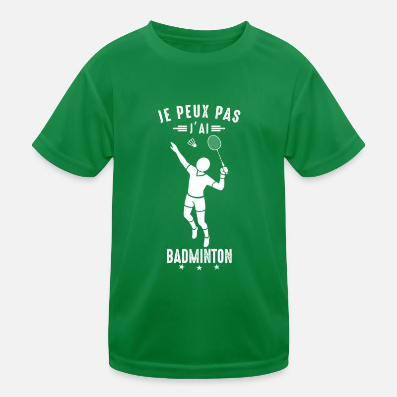 I Can't I Badminton Schlechter Badmintonspieler Kinder Funktions-T-Shirt