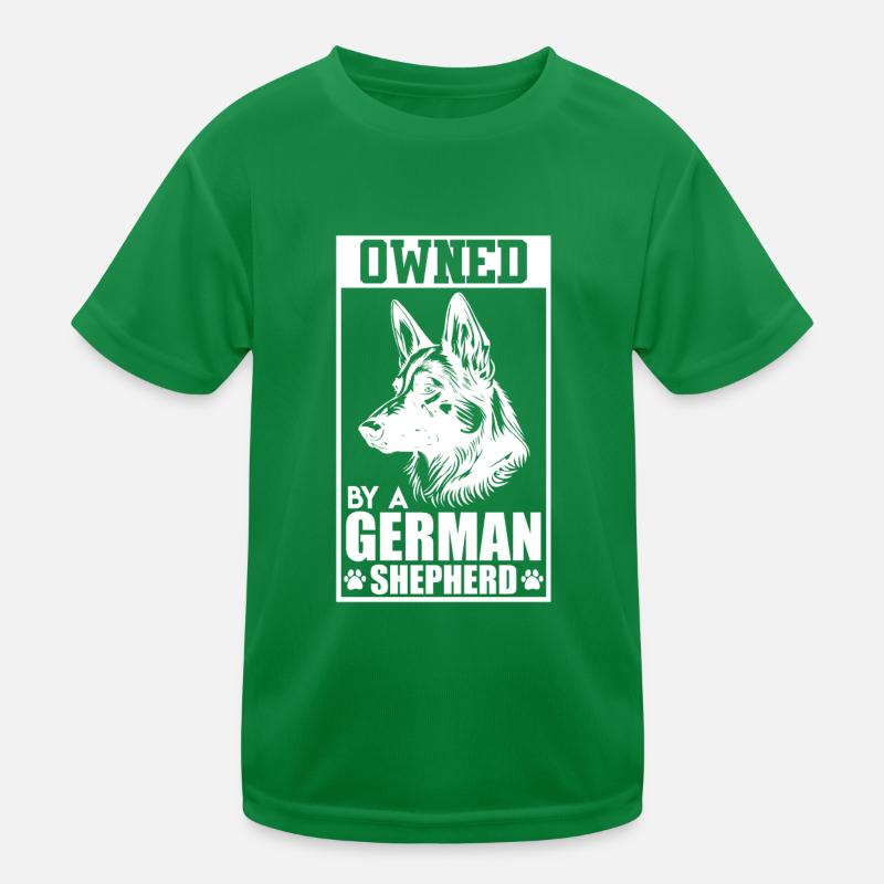 Deutscher Schäferhund OWNED BY GERMAN SHEPHERD Kinder Funktions-T-Shirt