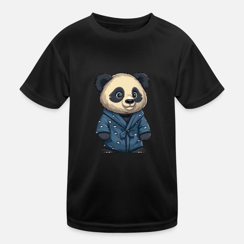 Panda Bear Pyjama Panda Géant Japonais T-shirt sport Enfant