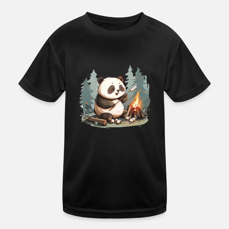 Panda Bear Guimauves Panda géant japonais T-shirt sport Enfant