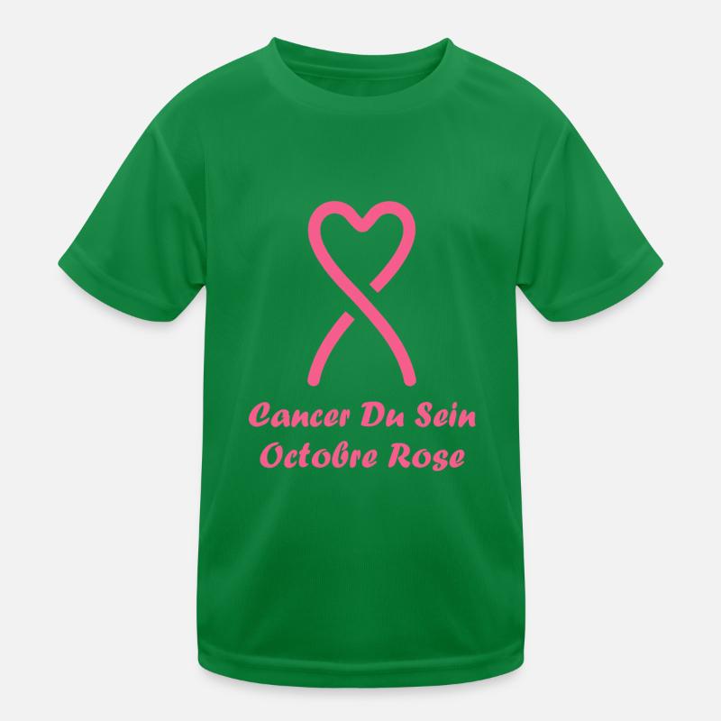 Sensibilisation cancer du sein T-shirt sport Enfant