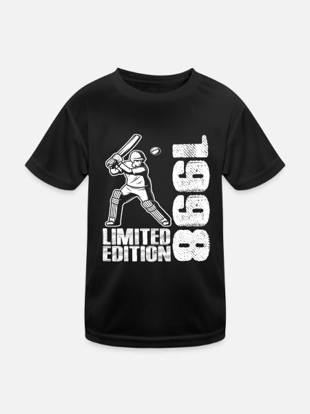 Édition limitée 1998 Édition limitée Cricket - T-shirt sport Enfant - noir - Devant