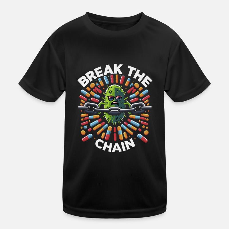 Microbiologist Microbiology Lab Staph Biology Kids Functional T-Shirt