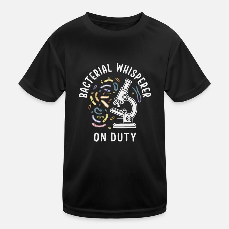 Microbiologist Microbiology Lab Staph Biology Kids Functional T-Shirt