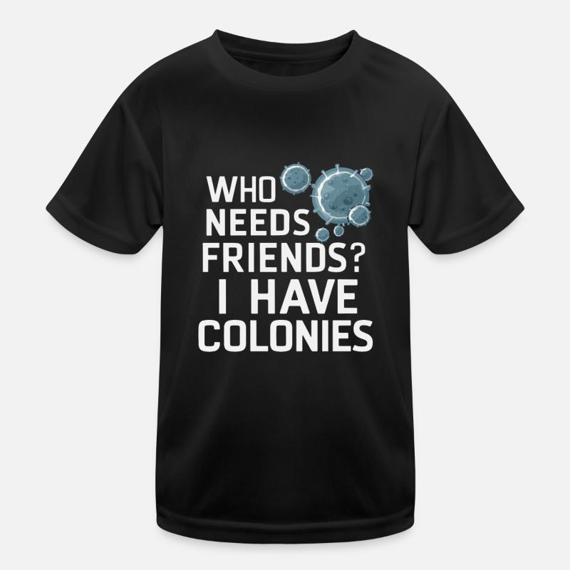 Microbiologist Microbiology Lab Staph Biology Kids Functional T-Shirt